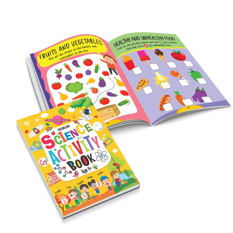 Science Activity Books Pack- A Set of 3 Books - Activity Book for children