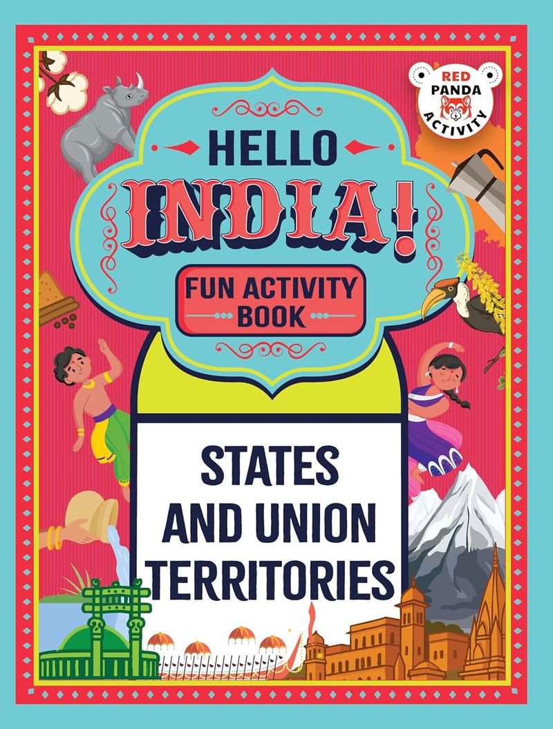 Hello India! Fun India Activity Book: States And Union Territories