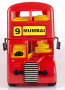Double Decker City Bus of Mumbai - Vehicle Friction Toy, Age: 3 Years & Above, Color: Red