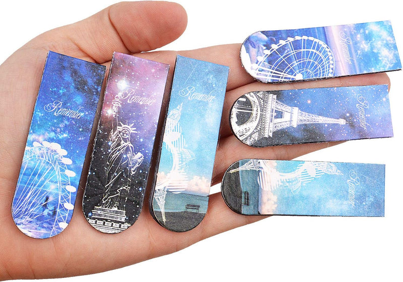 Magnetic Bookmarks with Cute Design (Set of 6) – Unique Gift for Kids & Adults, Booklovers