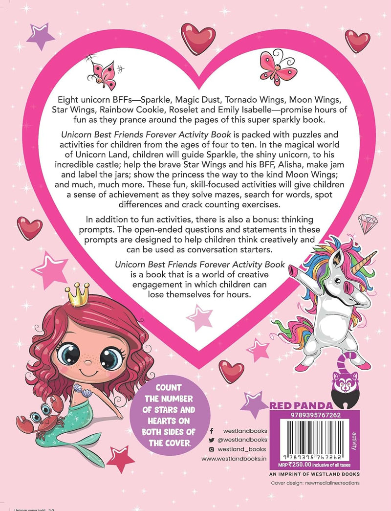 Unicorn Best Friends Forever Activity Book