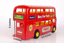 Double Decker City Bus of Mumbai - Vehicle Friction Toy, Age: 3 Years & Above, Color: Red