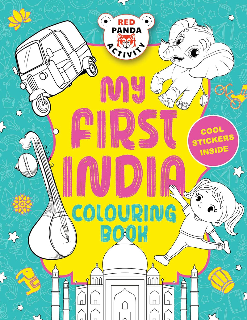 My First India Colouring Book