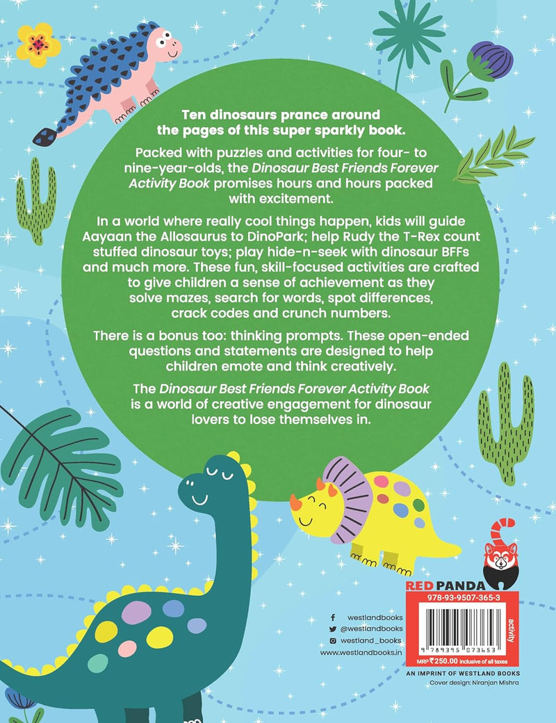 Dinosaur Best Friends Forever Activity Book