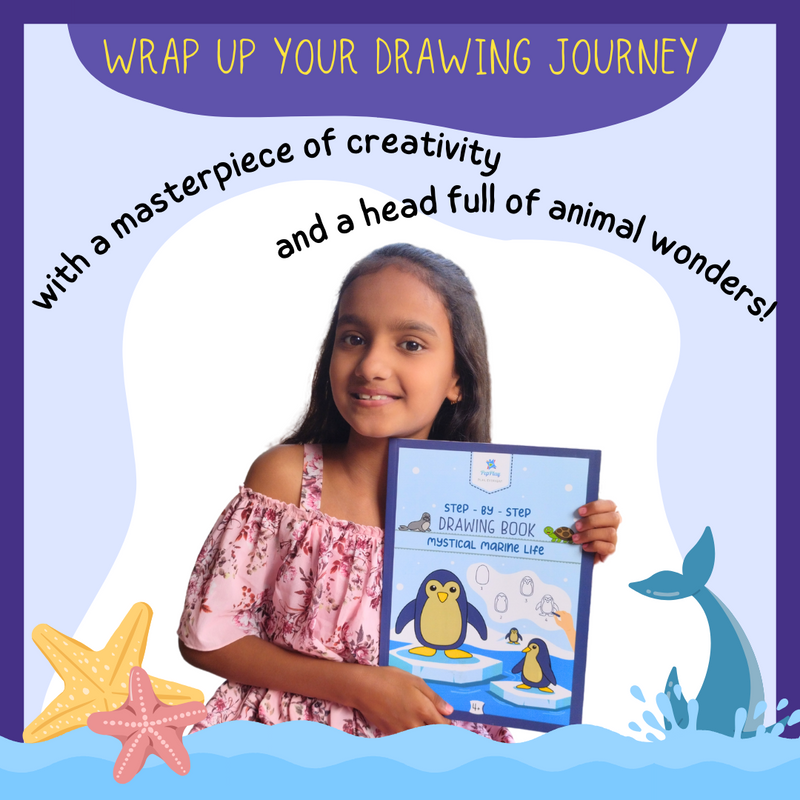 PepPlay Step by Step Drawing Book - Mystical Marine Life