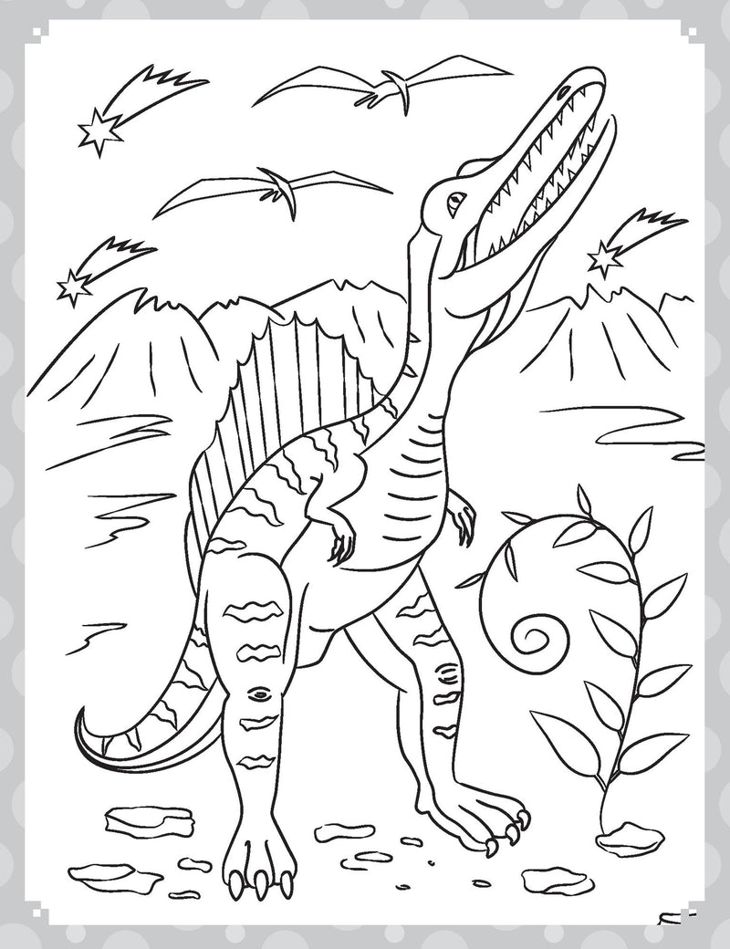 My Ultimate Dinosaurs Colouring Fun Book with Free Crayons