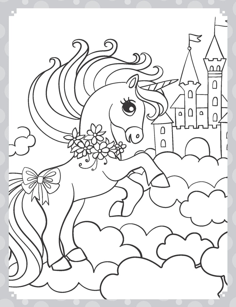 My Ultimate Unicorns Colouring Fun Book with Free Crayons