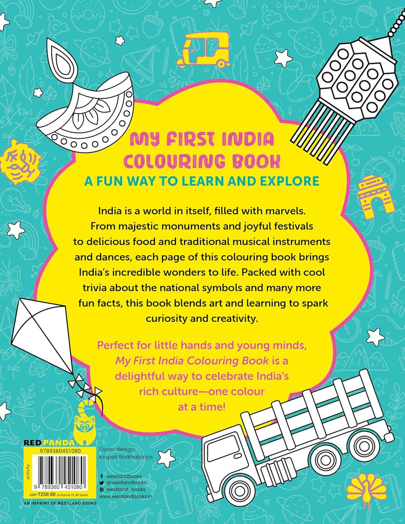My First India Colouring Book