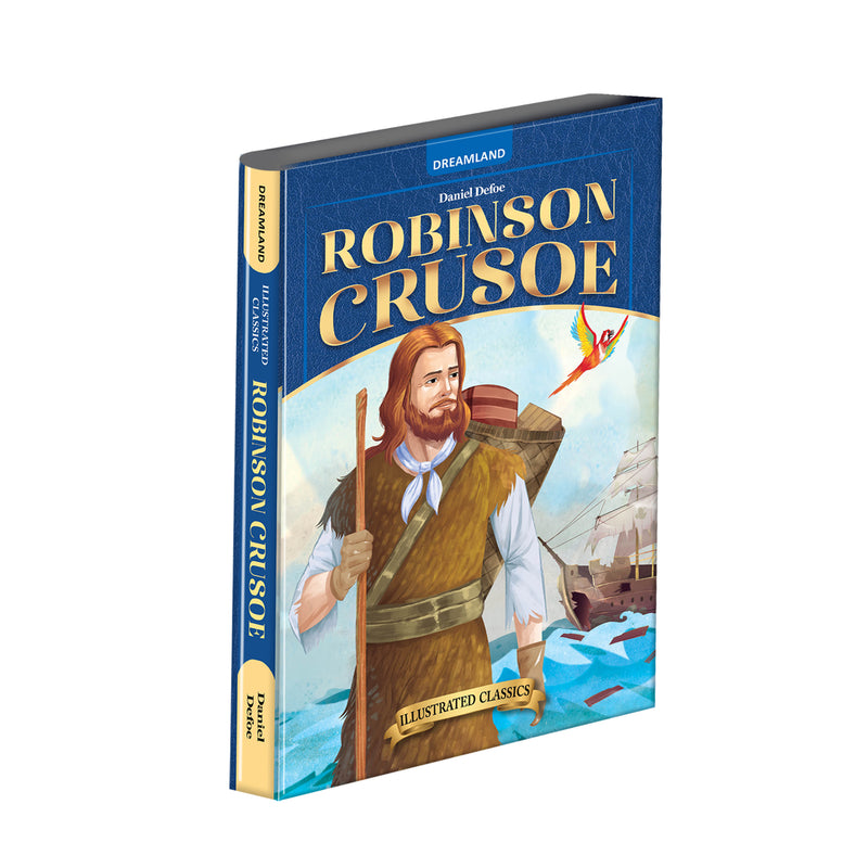 Robinson Crusoe-  Illustrated Abridged Classics for Children with Practice Questions