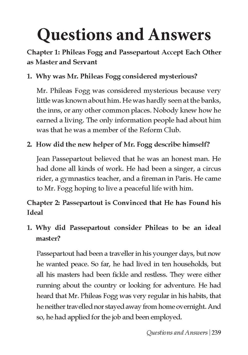 Around the World in 80 Days- Illustrated Abridged Classics for Children with Practice Questions