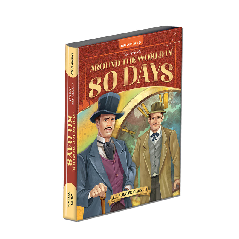 Around the World in 80 Days- Illustrated Abridged Classics for Children with Practice Questions