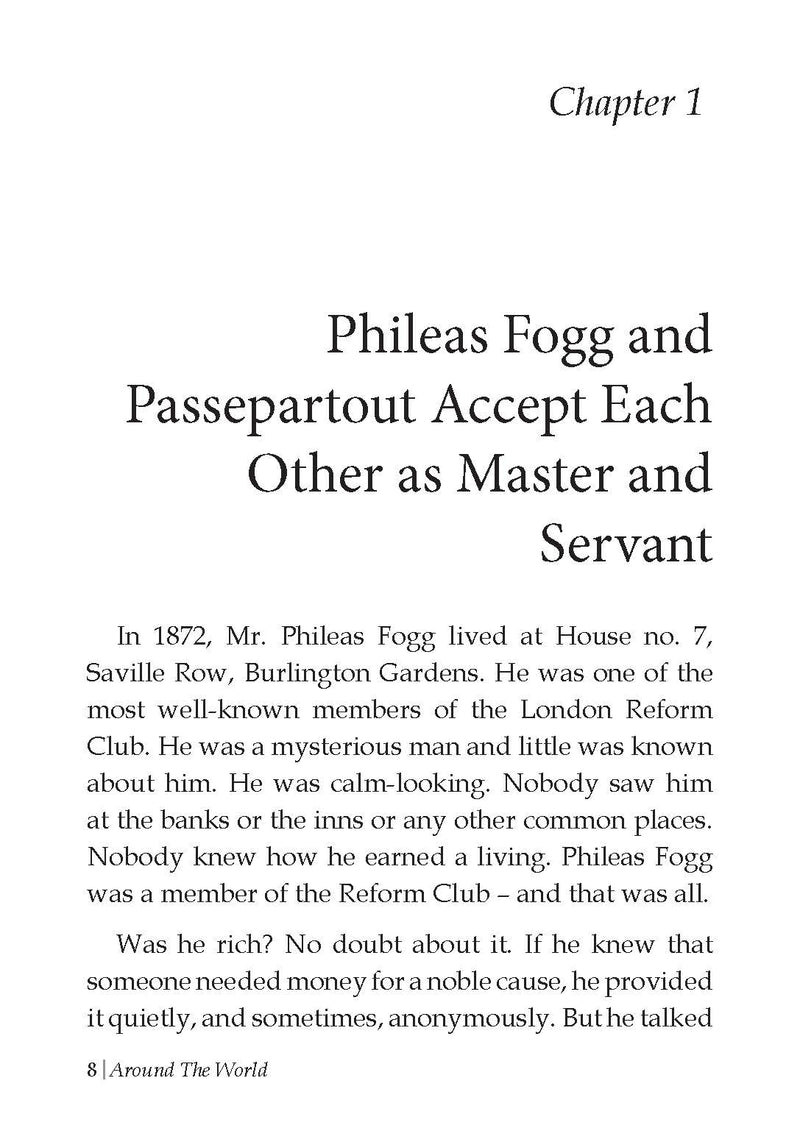 Around the World in 80 Days- Illustrated Abridged Classics for Children with Practice Questions