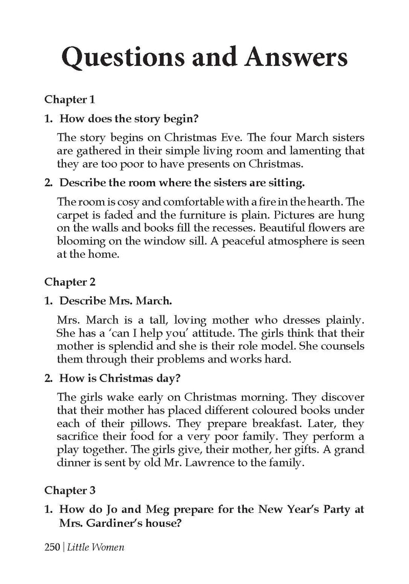 Little Woman-  Illustrated Abridged Classics for Children with Practice Questions