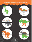 Dinosaur World Activities -  I Can Solve Activity Book for Kids Age 4- 8 Years | With Colouring Pages, Mazes, Dot-to-Dots