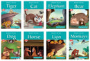 Set of 8 Self Reading Books about Animals for Children