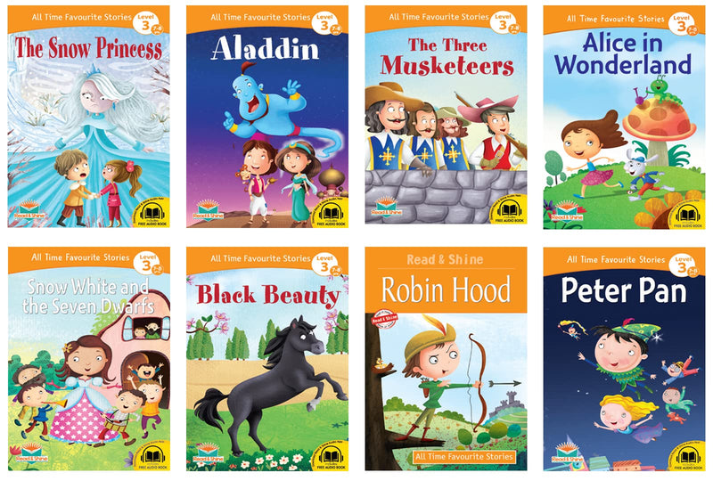 Set of 8 Amazing Story Books for Children