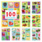 Pack of 3 My First 100 Word Board Books Pack for Kids - Fruits &Vegetables, Things That Move and Phonic Sound