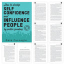 Pack of 3 Self Help Bookset for Adult - How to Win Friends and Influence People, Stop Worrying and Start Living, Develop Self Confidence and Influence People by Public Speaking