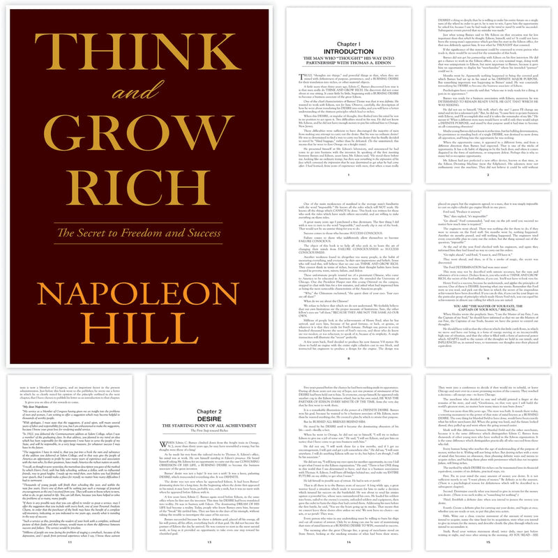 Pack of 6 Self Help Book for Adult - How to Self Confidence, Stop Worrying, Win Friends, Subconscios Mind, Think & Grow and Art of War