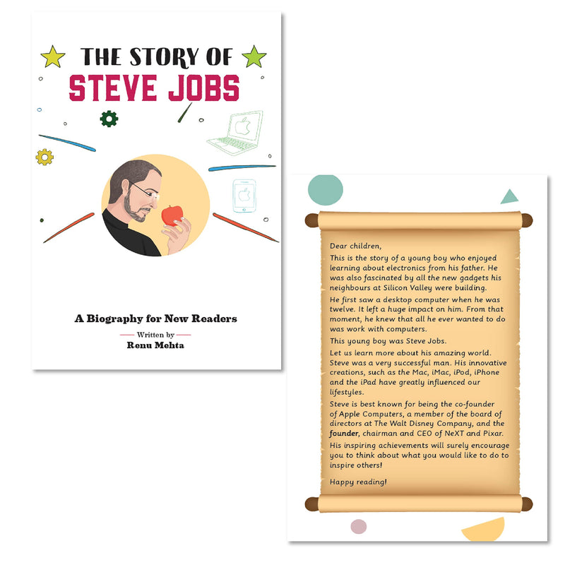 Steve Jobs-Biography Inspiring Stories Book for Kids Children