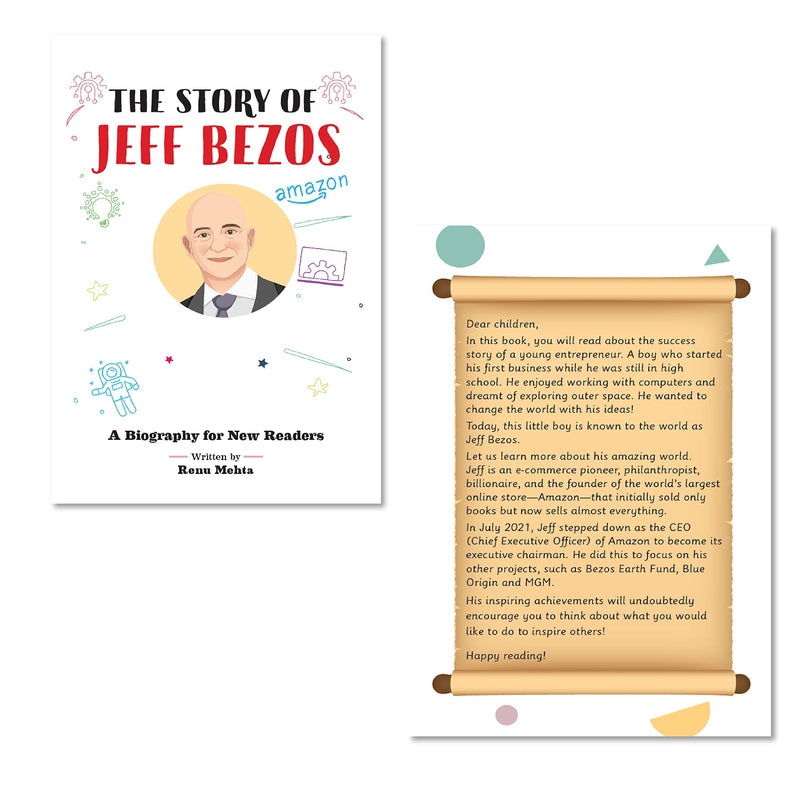 Jeff Bezos-Biography Inspiring Stories Book for Kids Children