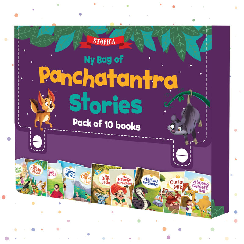 Panchtantra-Amazing Story Bag - 10 Book Set for Kids Children