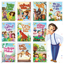 Moral-Amazing Story Bag (10 Book Set) for Kids Children