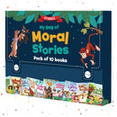 Moral-Amazing Story Bag (10 Book Set) for Kids Children