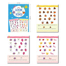 Colour by Numbers, Mazes, Look & Find, Spot the Difference - Set of 4 Activity Books for 3+ Years