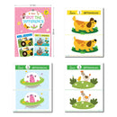 Colour by Numbers, Mazes, Look & Find, Spot the Difference - Set of 4 Activity Books for 3+ Years