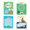 Mazes, Colour by Numbers, Spot the Difference , Look & Find - 4 Activity Books for 4+