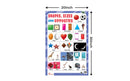 Shapes & Sizes - Thick Laminated Preschool Chart