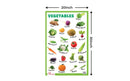 Vegetables - Thick Laminated Primary Chart