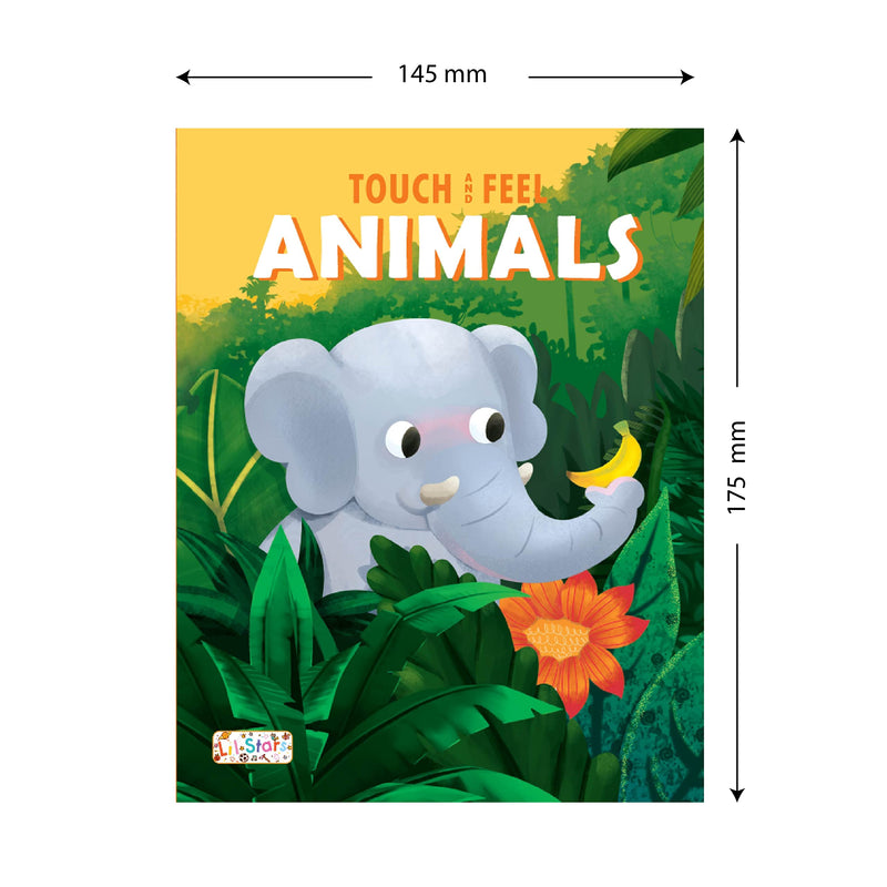 Animals - Touch & Feel Early Learning Board Book for Kids Children