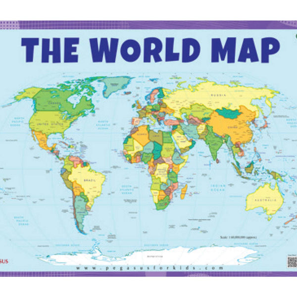 Laminated United States USA And World Map Poster. 24X36 Detailed 3D Durable Up To Date. Great For Classroom, Teacher, Student, Home, Business, History. US Maps Wall Poster Chart