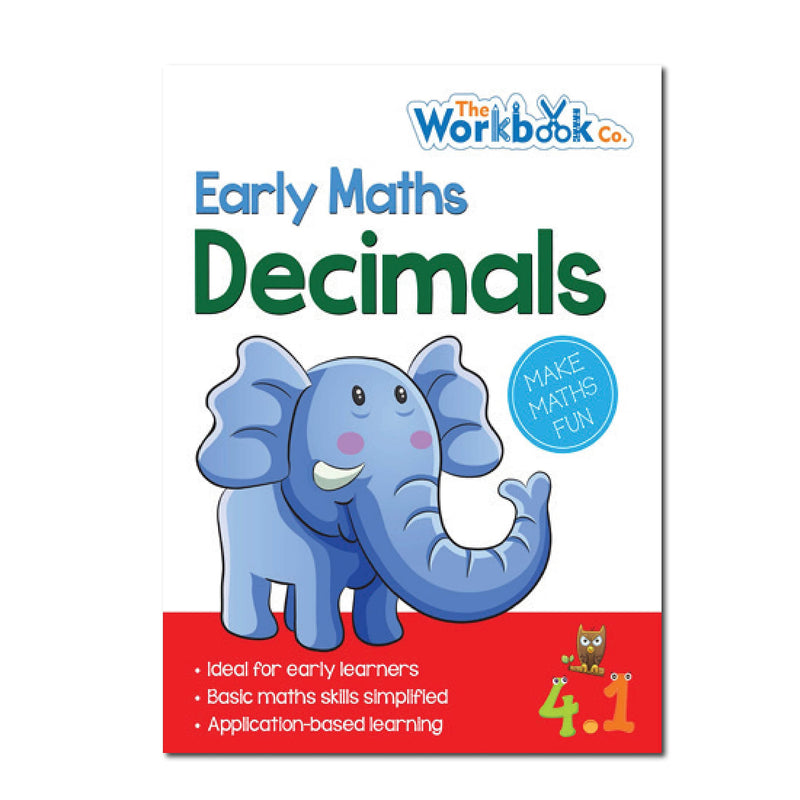 Decimal - Early Maths Colourful Workbook for Kids Children