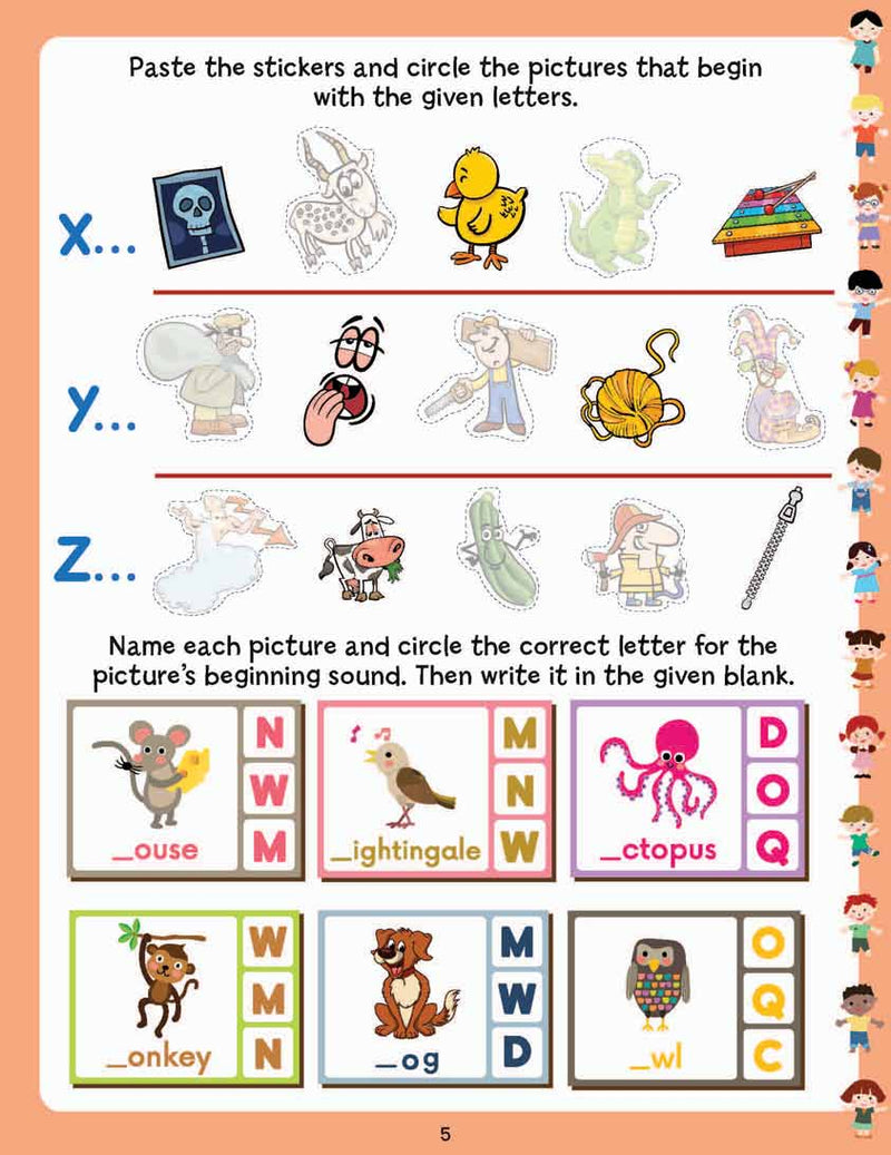 Play With Sticker - Words : Early Learning Children Book By Dreamland Publications 9788184514926