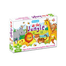 At the Jungle Jigsaw Puzzle for Kids – 96 Pcs | With Colouring & Activity Book and 3D Model : | Kid Book