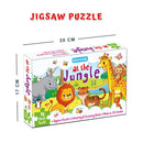 At the Jungle Jigsaw Puzzle for Kids – 96 Pcs | With Colouring & Activity Book and 3D Model : | Kid Book