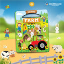 Die Cut Window Board Book - At the Farm : Children Educational Picture Book By Dreamland