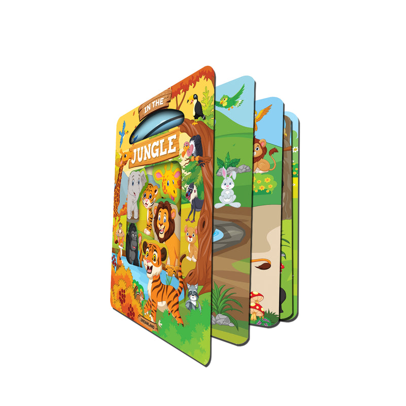 Die Cut Window Board Book - In the Jungle : Children Educational Picture Book By Dreamland