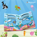 Die Cut Window Board Book - In the Ocean : Children Educational Picture Book By Dreamland