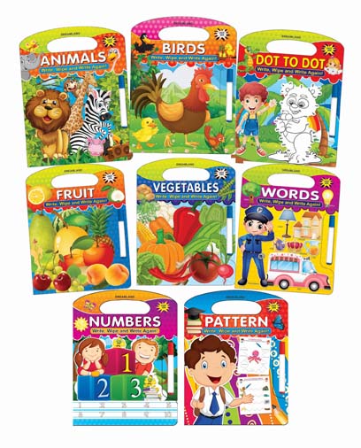Write & Wipe Books- (8 Titles)