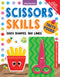 Tasty Foods Scissors Skills Activity Book for Kids Age 4 - 7 years | With Child- Safe Scissors, Games and Mask