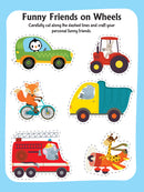 Ultimate Vehicles Scissors Skills Activity Book for Kids Age 4 - 7 years | With Child- Safe Scissors, Games and Mask