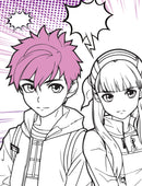 Colour Your Own Manga Book 3  With Free Manga Colouring Poster Age 4+