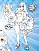 Colour Your Own Manga Book 3  With Free Manga Colouring Poster Age 4+