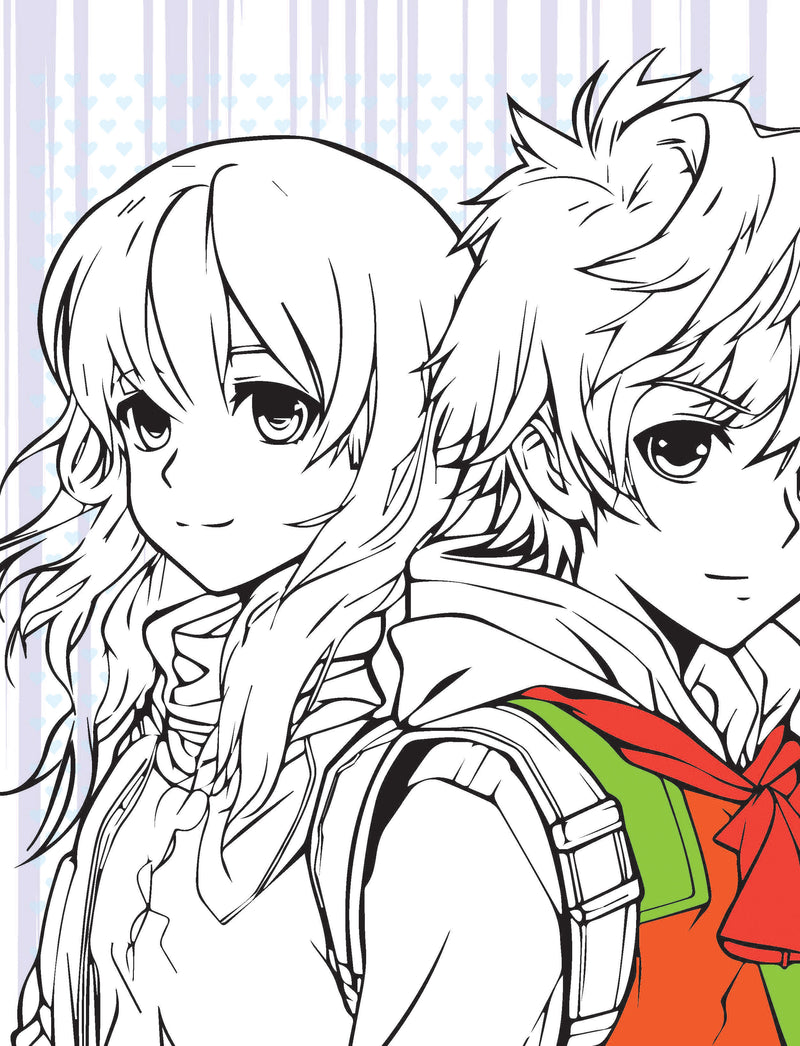 Colour Your Own Manga Book 3  With Free Manga Colouring Poster Age 4+