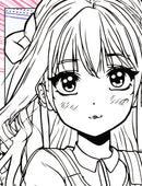 Colour Your Own Manga Book 3  With Free Manga Colouring Poster Age 4+