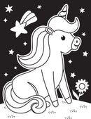 Unicorn Neon Colour and Sticker Dots Book  Over 500 Stickers